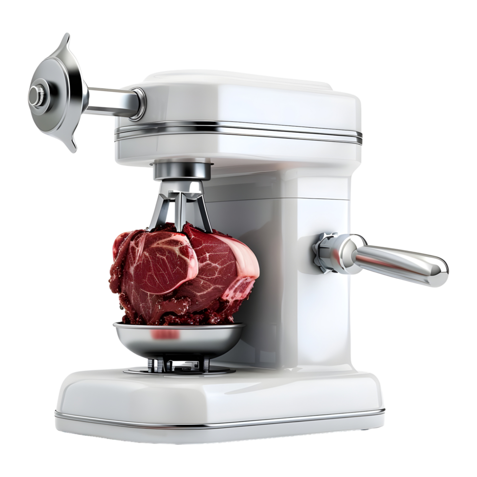 AI generated 3D Rendering of a Beef Cutting Machine on Transparent Background - Ai Generated png
