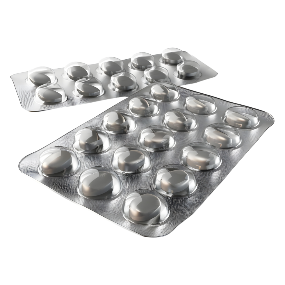 AI generated 3D Rendering of a Medicine Tablets or Pills on Transparent Background - Ai Generated png