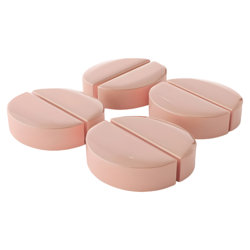 AI generated 3D Rendering of a Medicine Tablets or Pills on Transparent Background - Ai Generated png