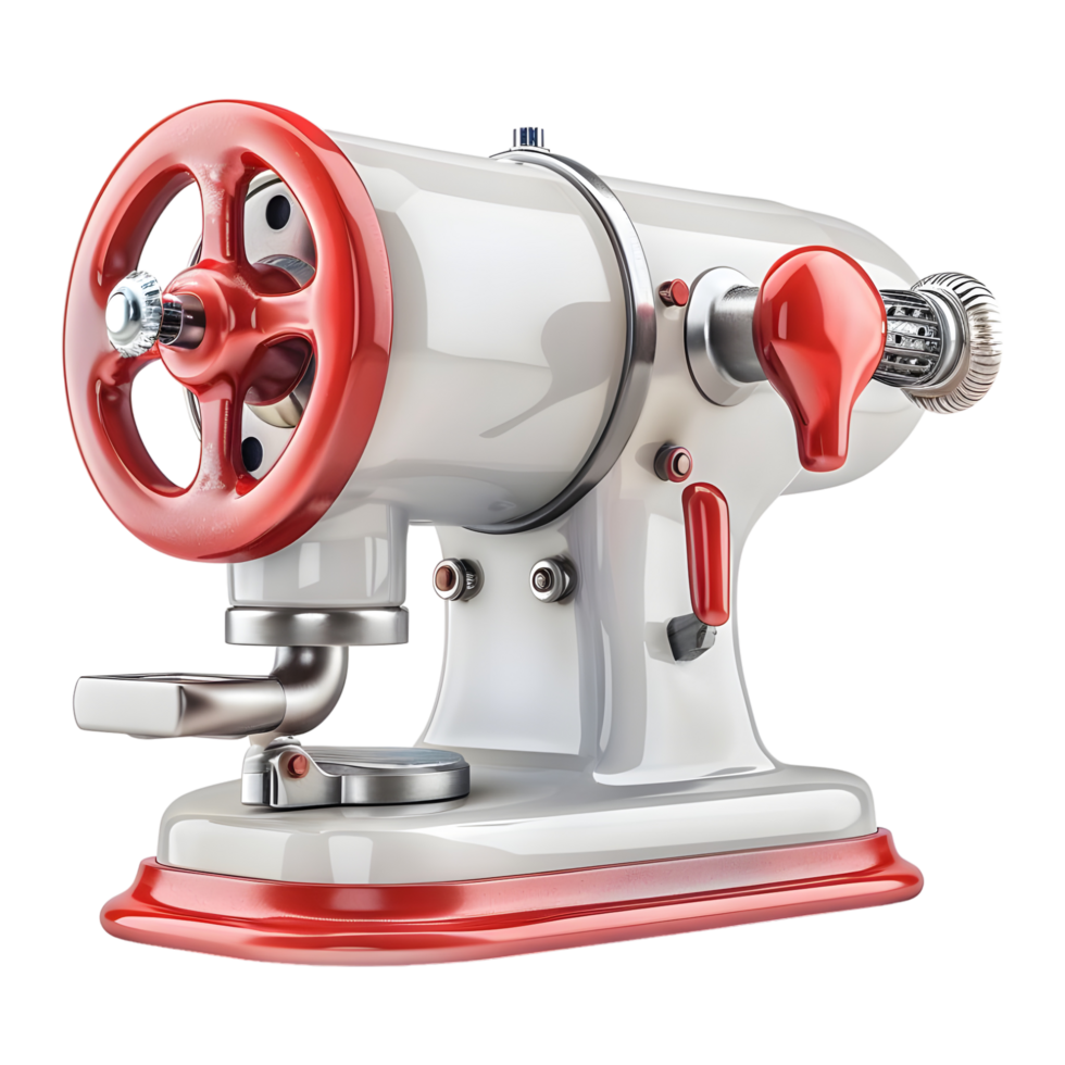 AI generated 3D Rendering of a Beef Cutting Machine on Transparent Background - Ai Generated png