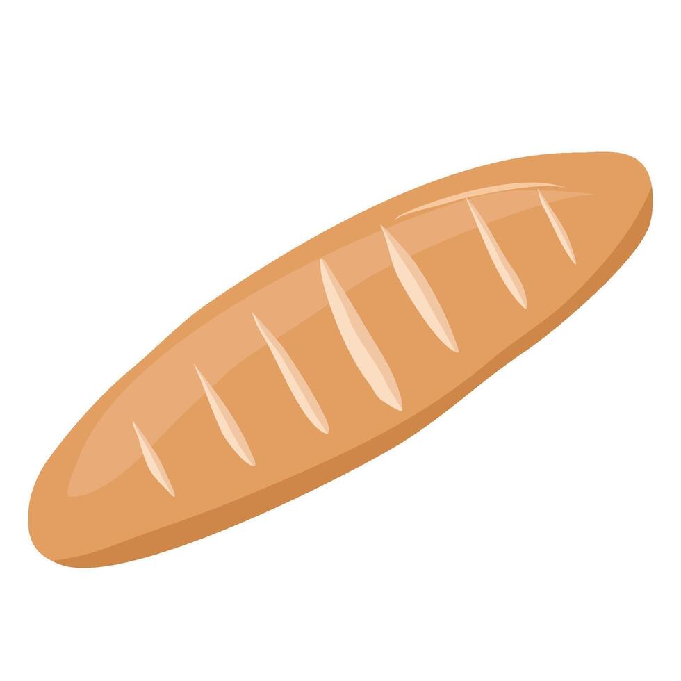 loaf of bread vector