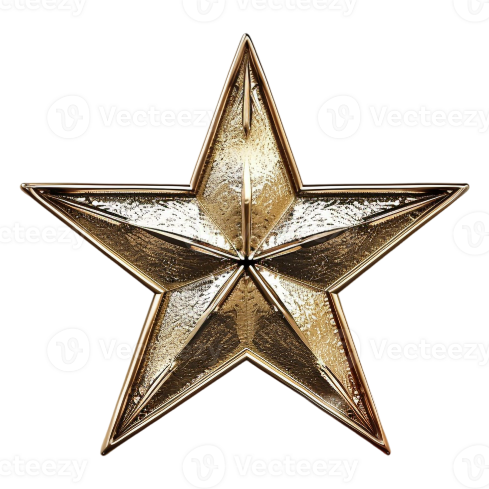 AI generated Sticker of a Star On a Transparent Background - Ai Generated png