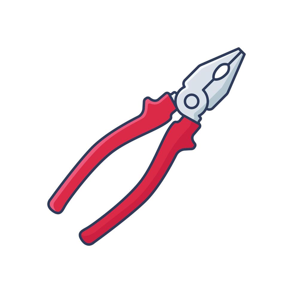 plier icon vector design template in white background