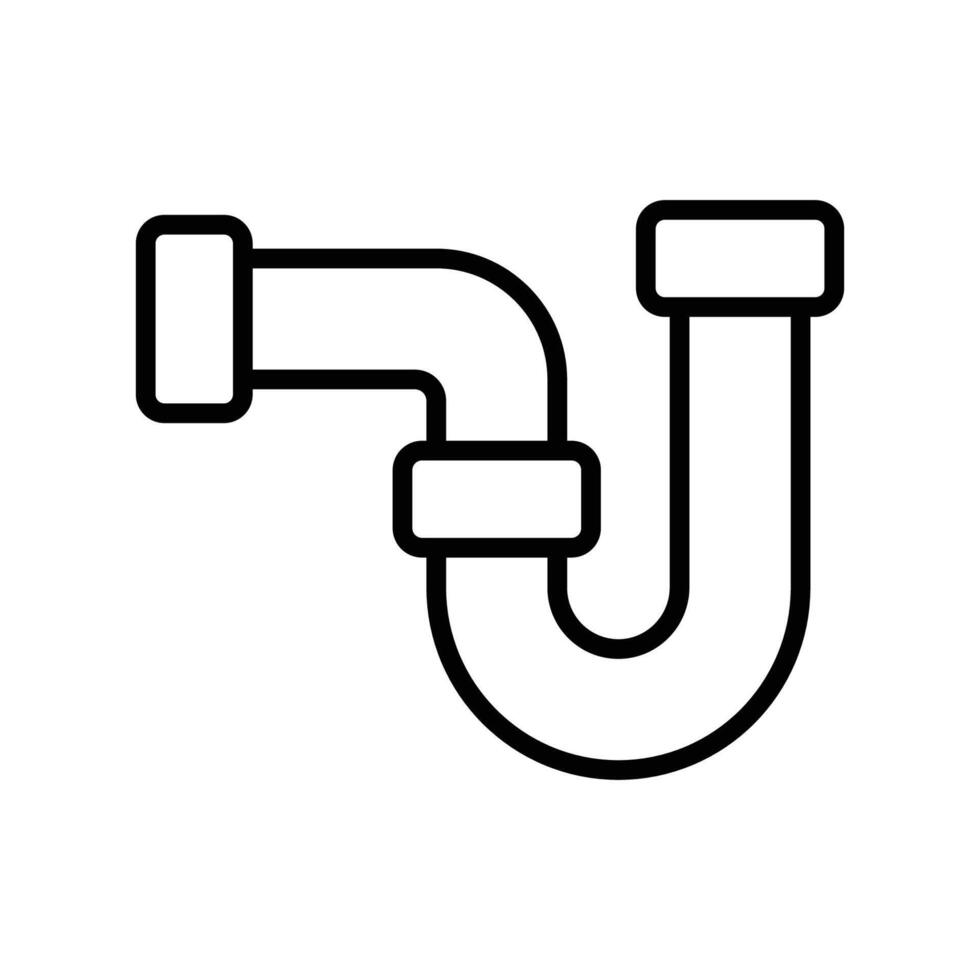 plumbing pipe icon vector design trmplate