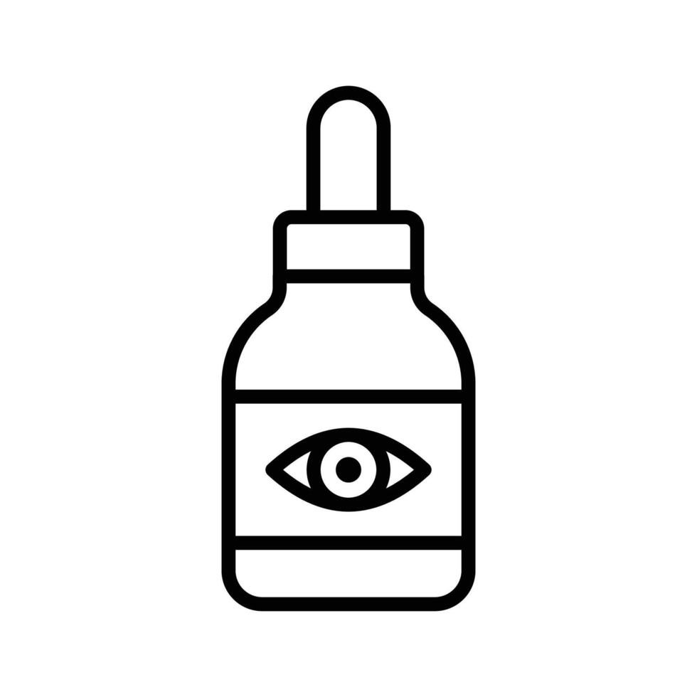 eye drops icon vector design template in white background