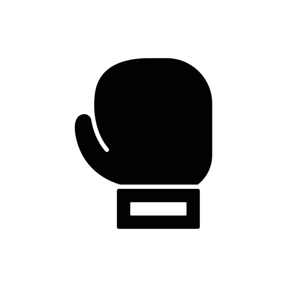 boxing glove icon vector design template in white background