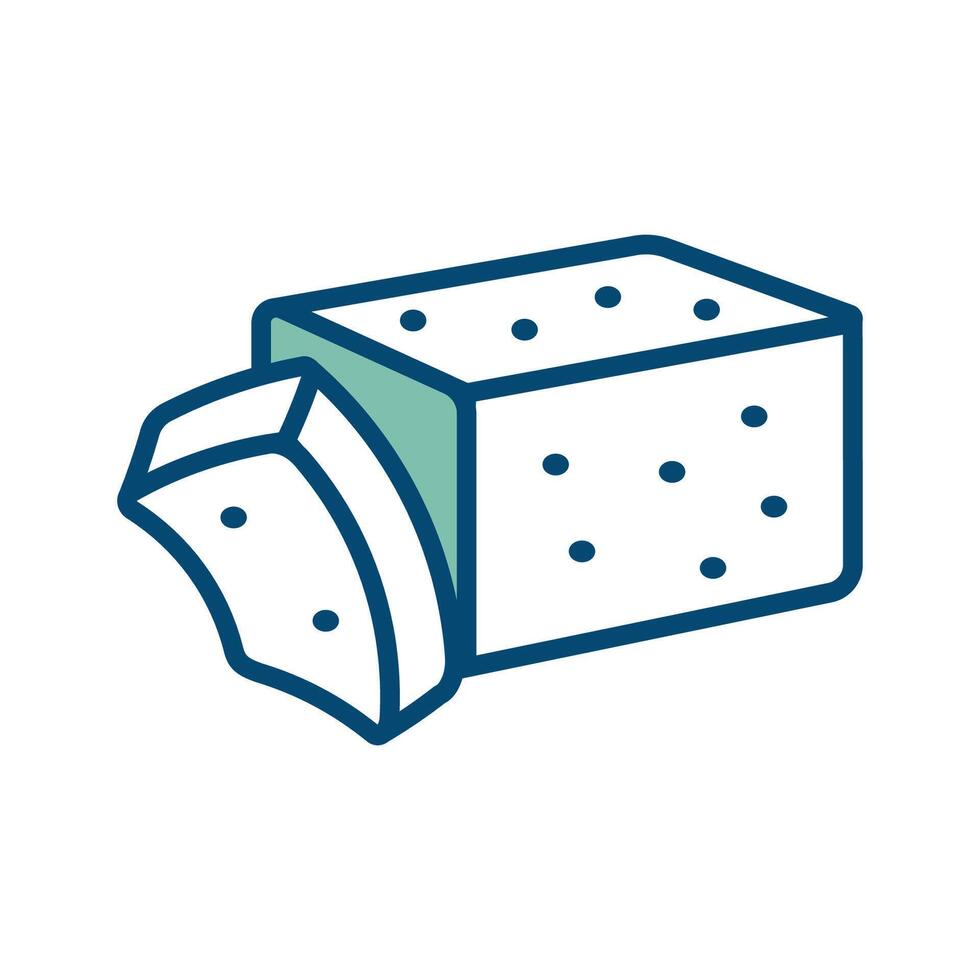 tofu icon vector design template in white background