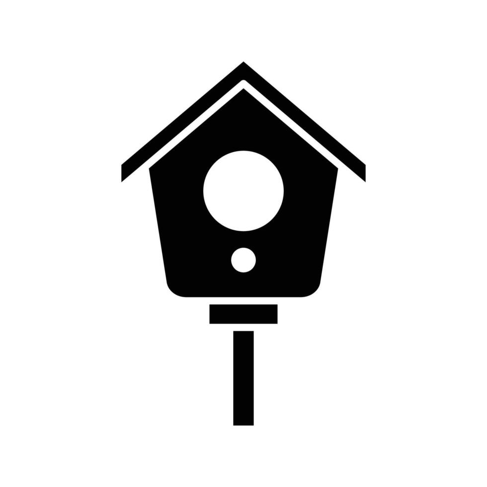 bird house icon vector design template in white background