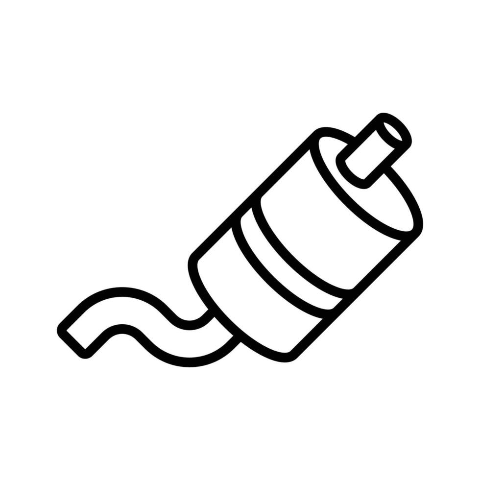 Printmuffler icon vector design template in white background