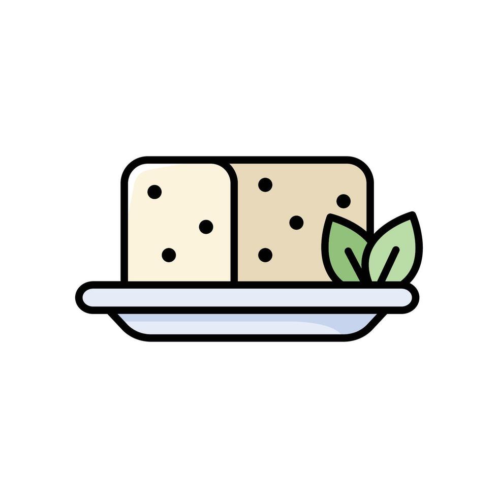 tofu icon vector design template in white background
