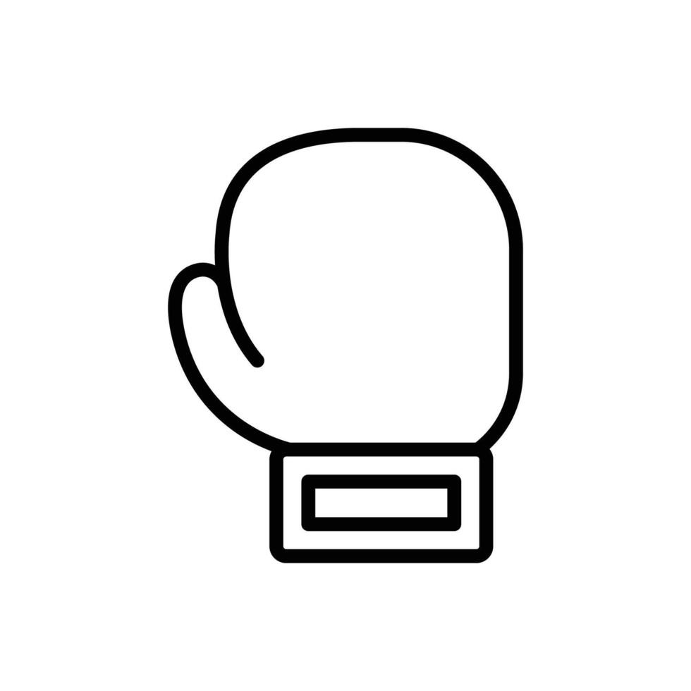 boxing glove icon vector design template in white background