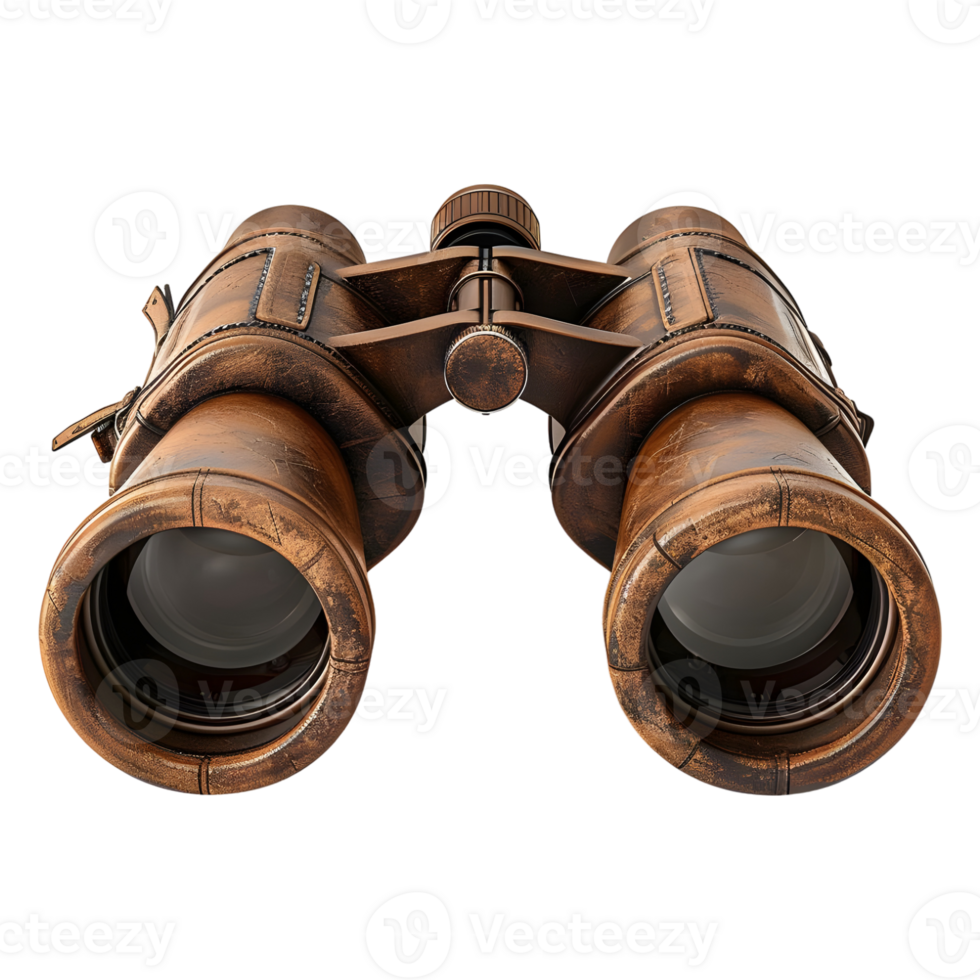 AI generated 3D Rendering of a Binoculars on Transparent Background - Ai Generated png