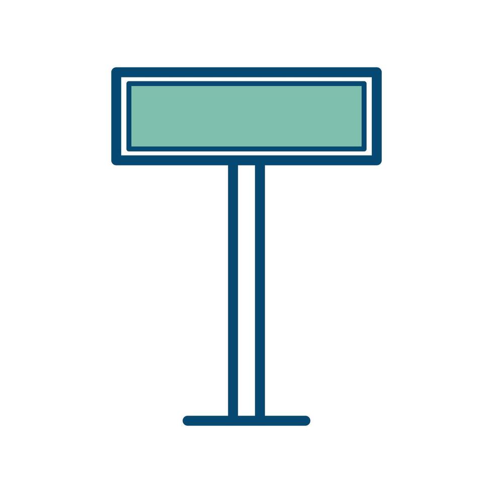 road sign icon vector design template in white background