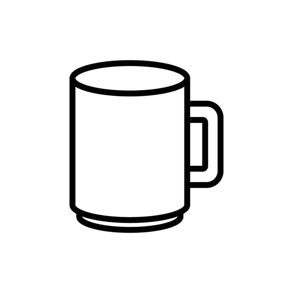 mug icon vector design template in white background