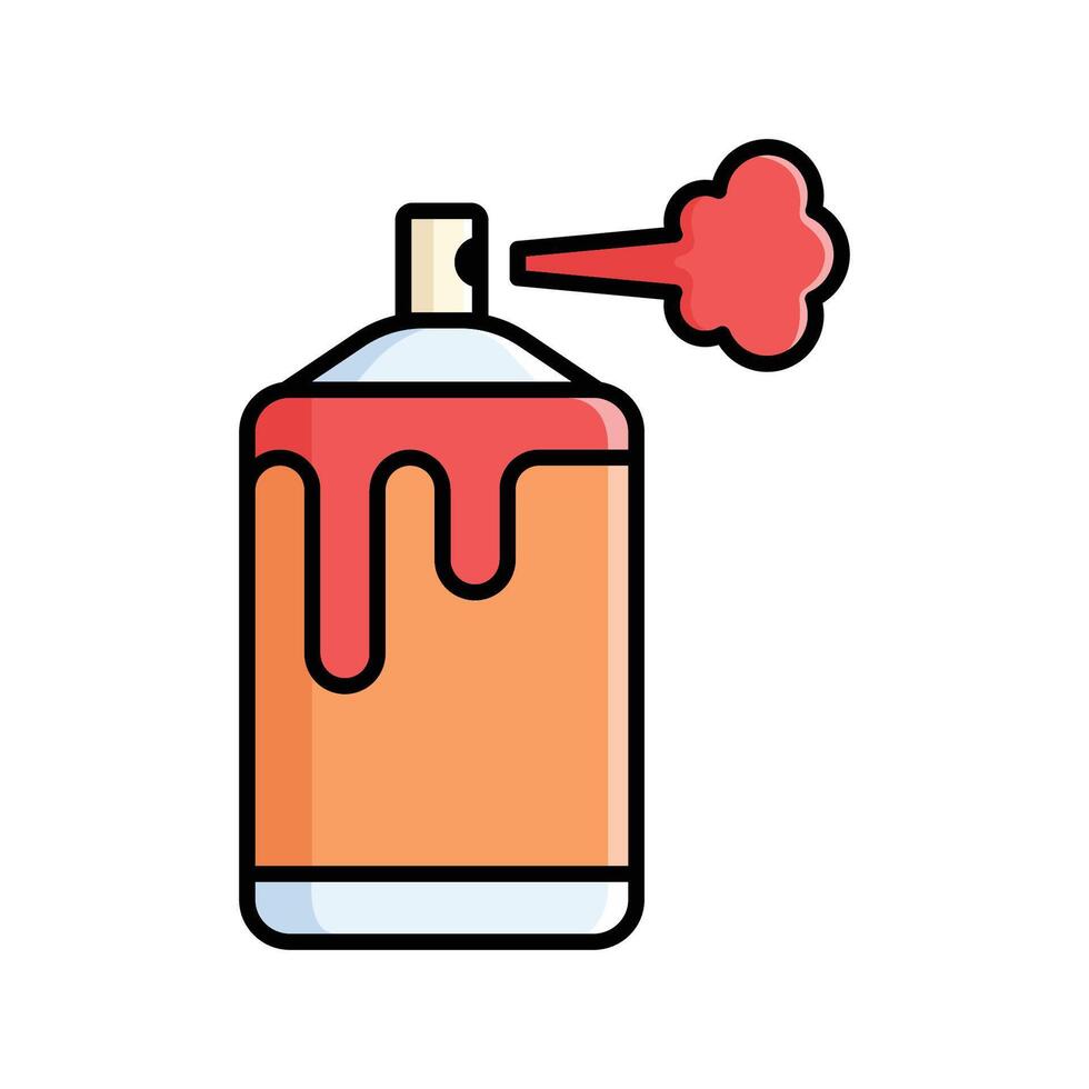 paint spray icon vector design template in white background