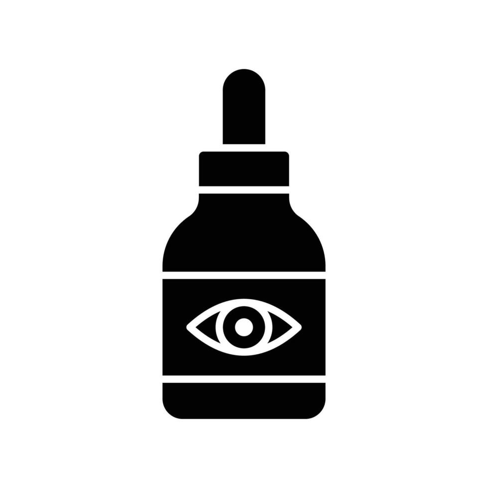 eye drops icon vector design template in white background