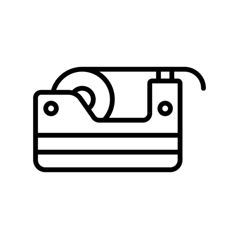 cinta dispensador icono vector diseño modelo en blanco antecedentes