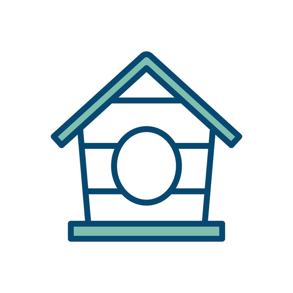 bird house icon vector design template in white background