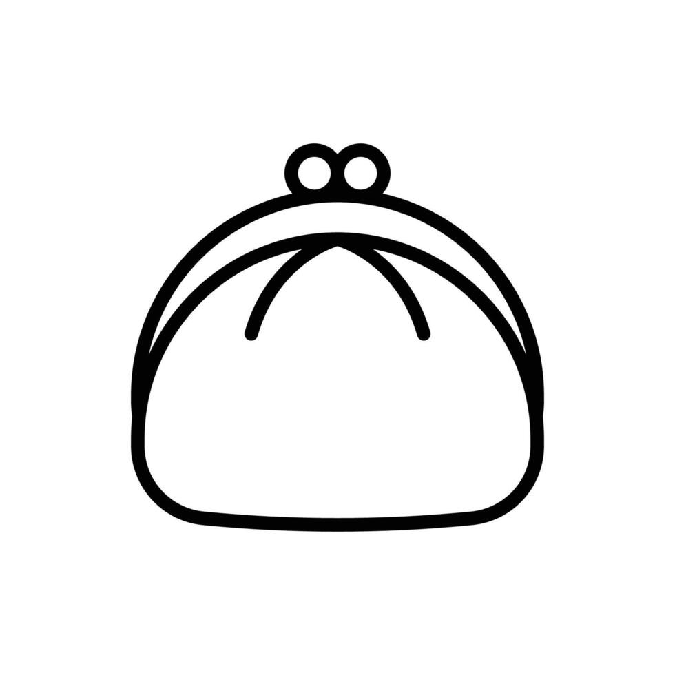 purse icon vector design template in white background