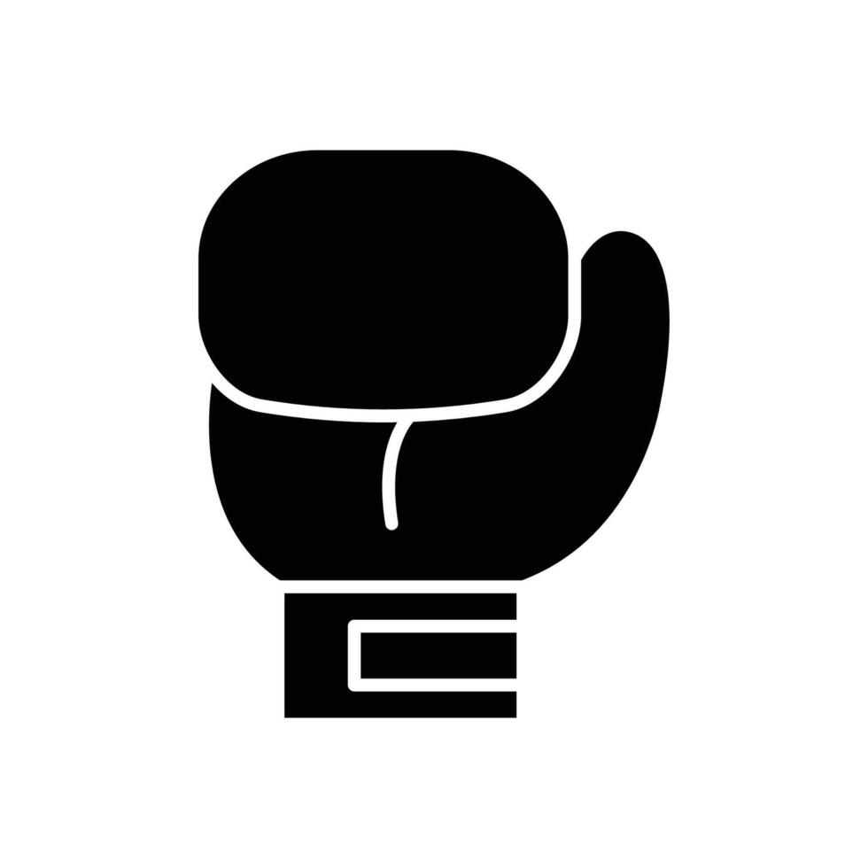 boxeo guante icono vector diseño modelo en blanco antecedentes