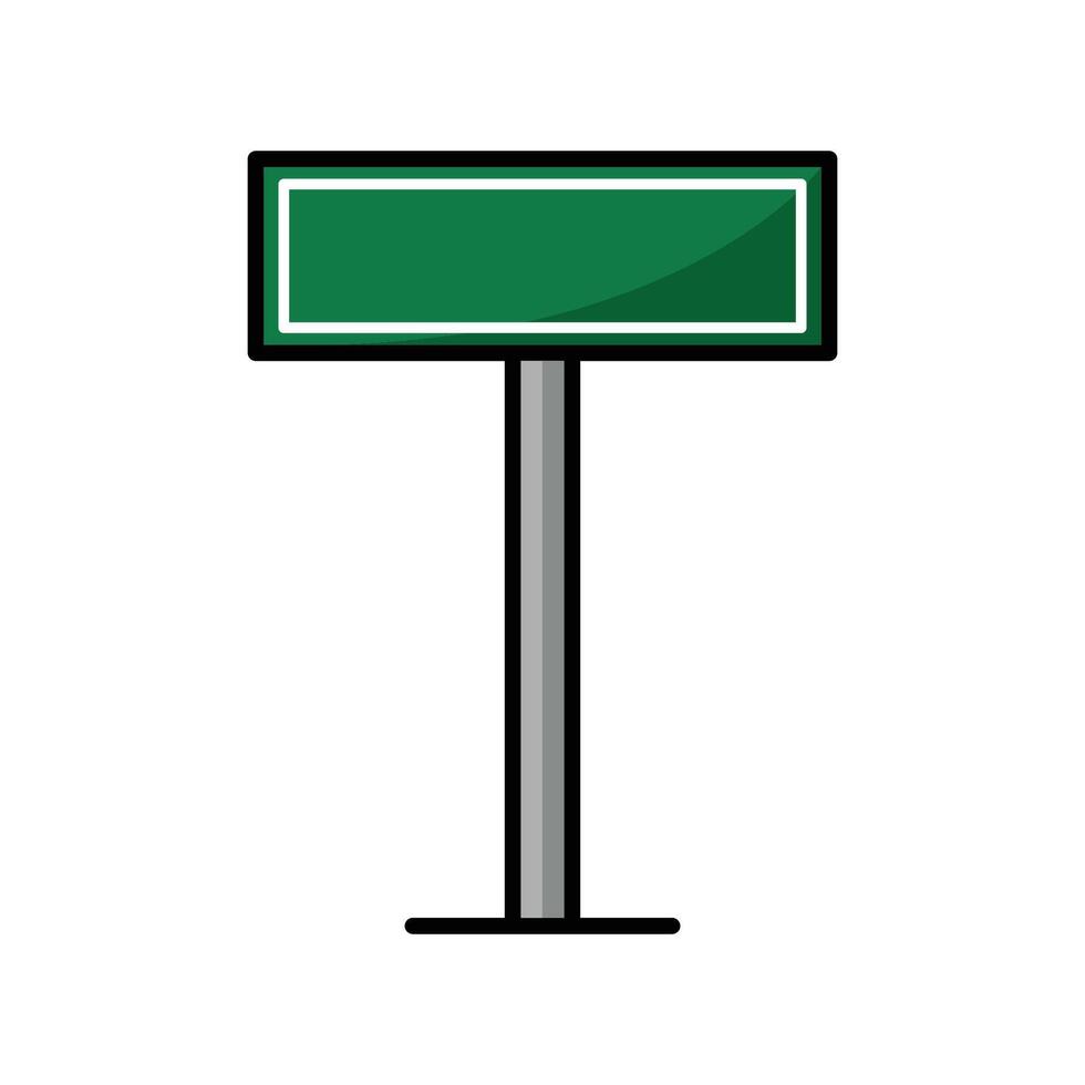 road sign icon vector design template in white background