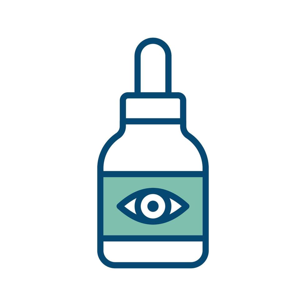eye drops icon vector design template in white background