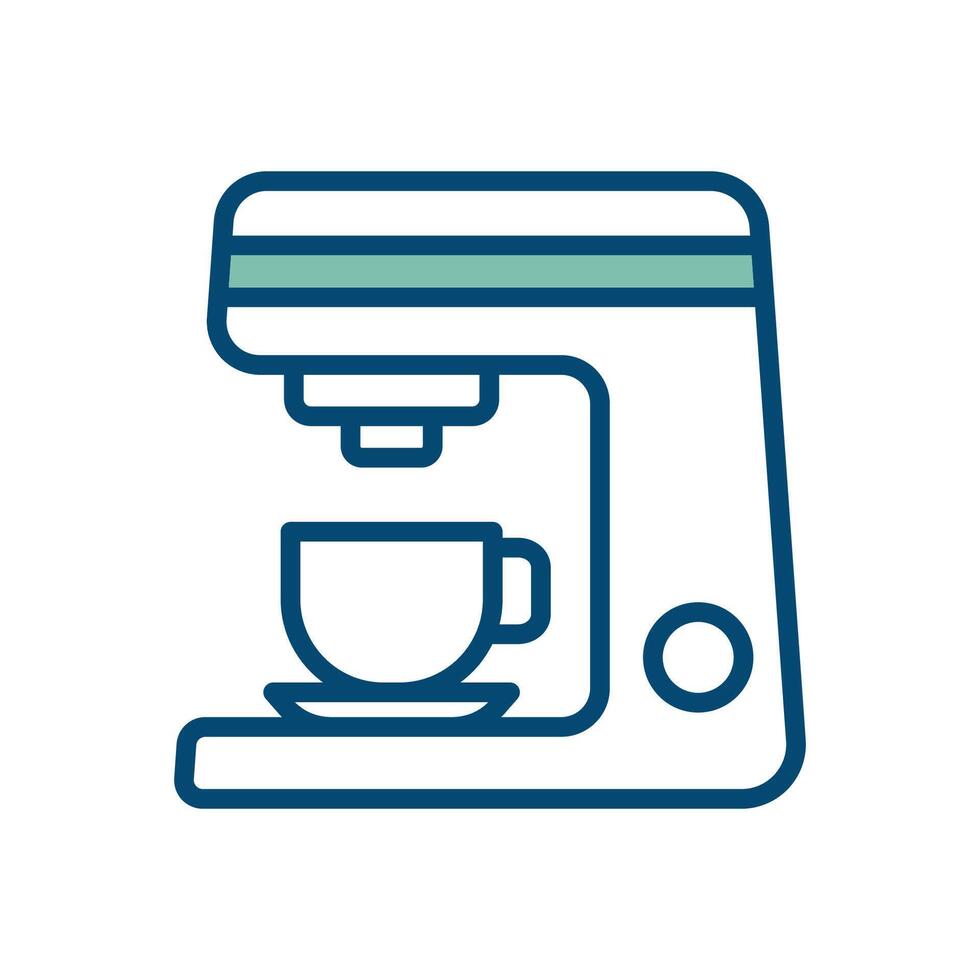 coffee maker icon vector design template in white background