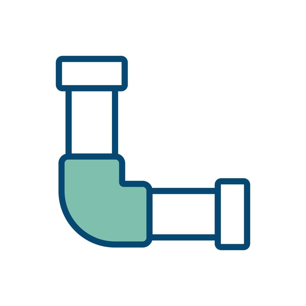 plumbing pipe icon vector design template in white background