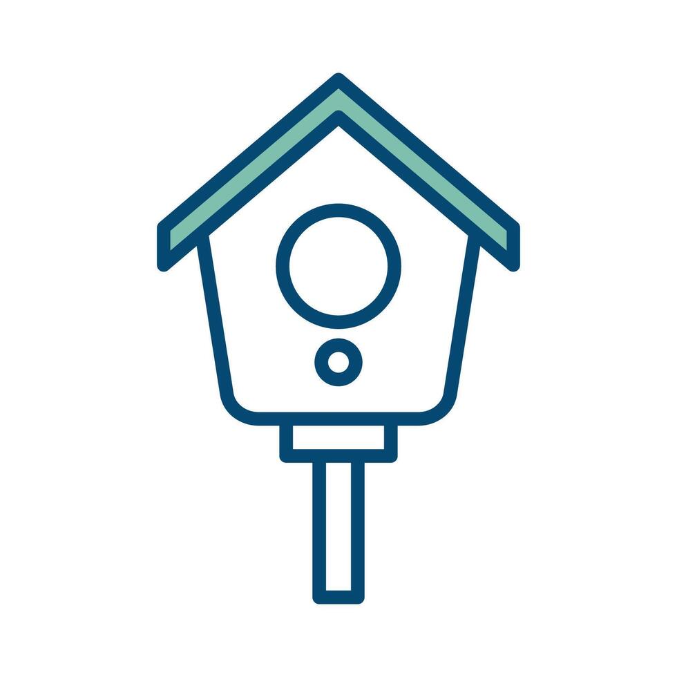 bird house icon vector design template in white background