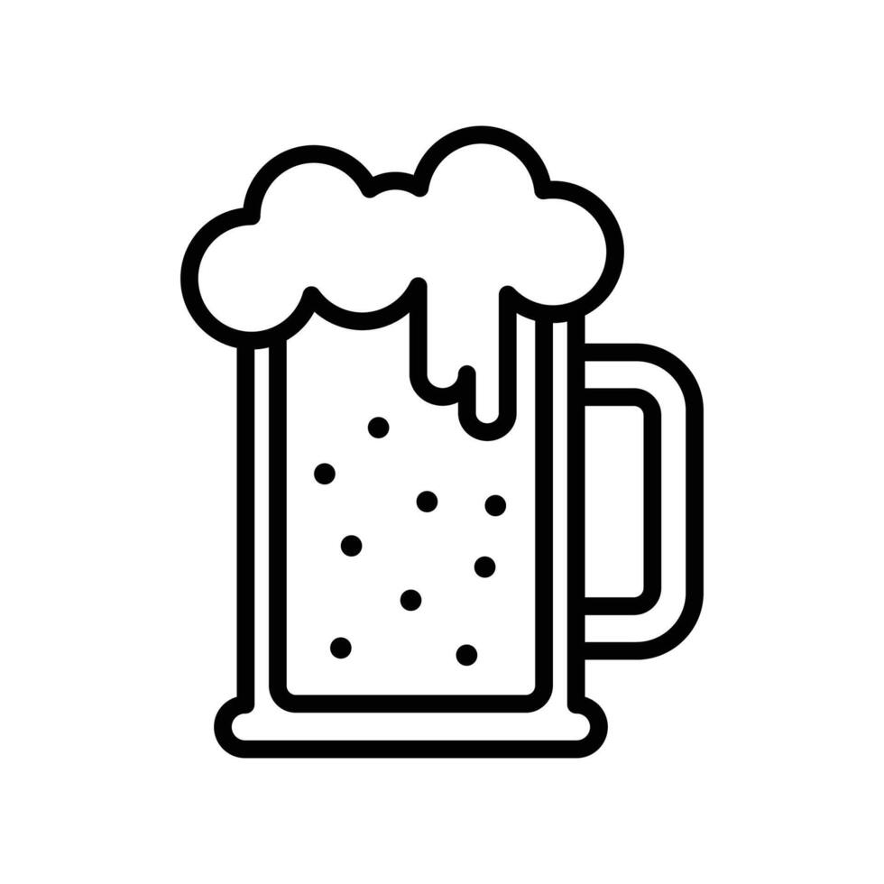 beer icon vector design template in white background