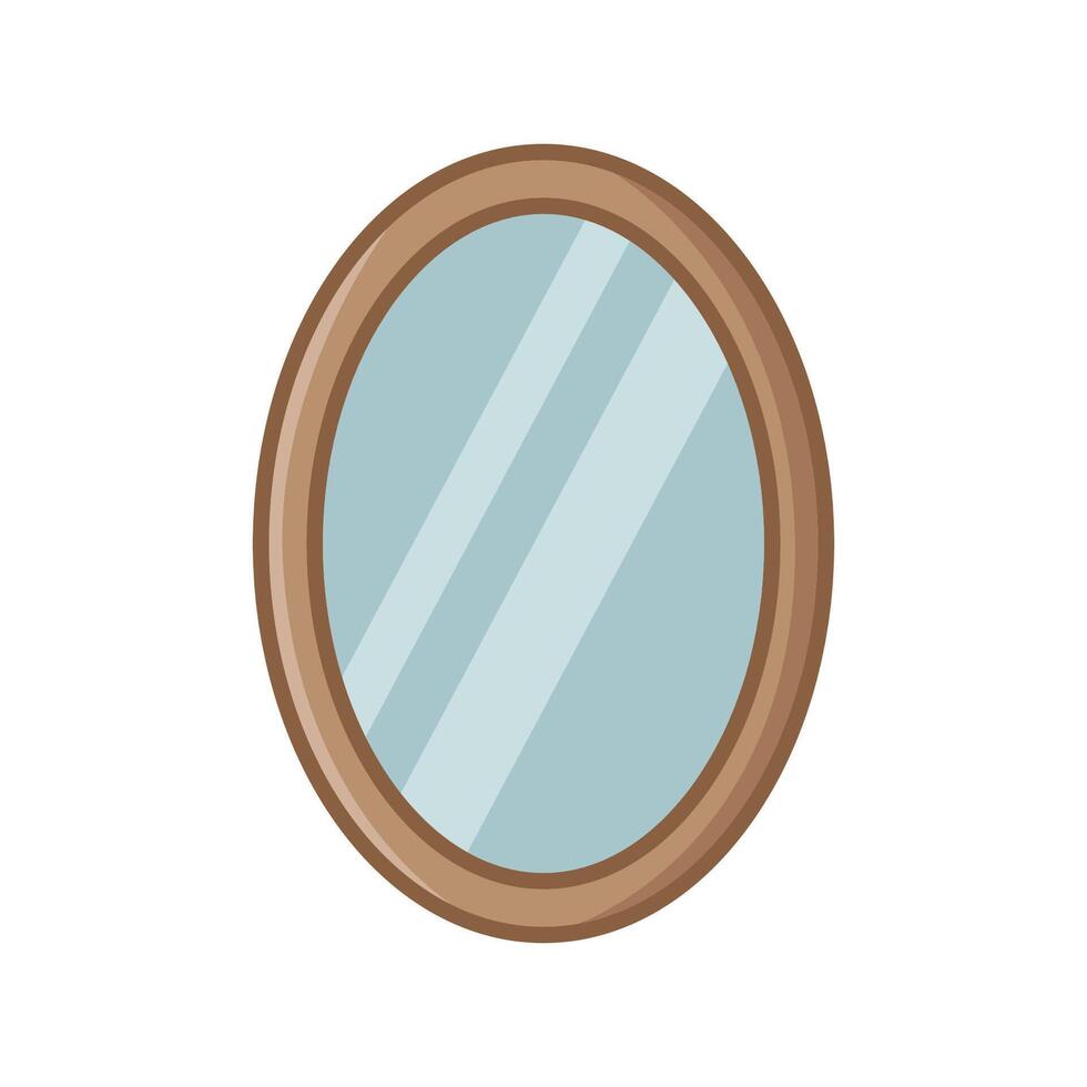 mirror icon vector design template in white background