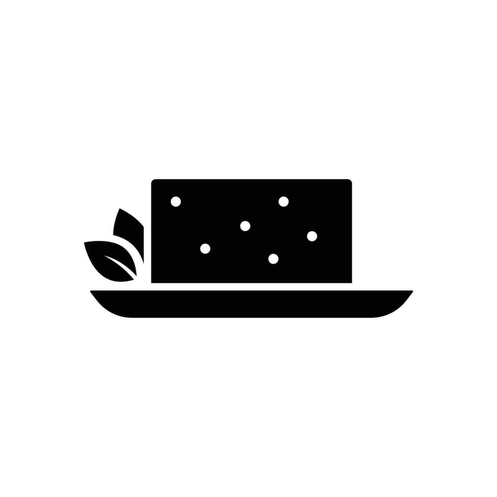 tofu icon vector design template in white background