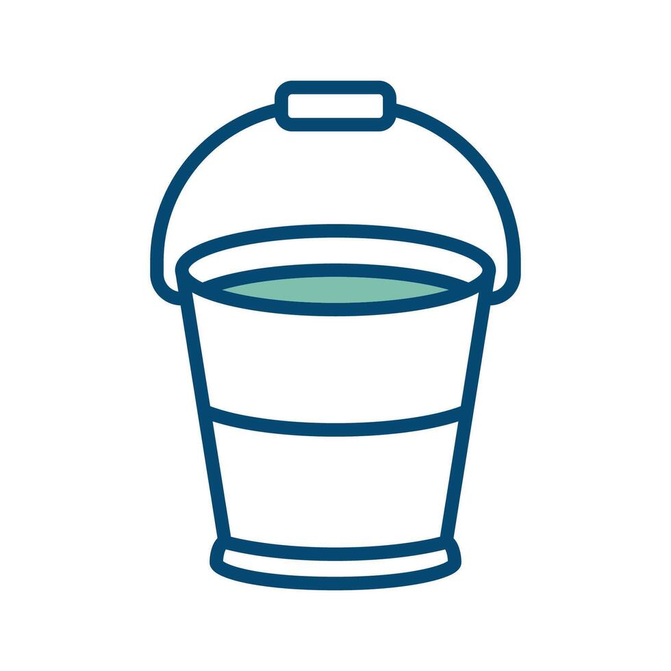 bucket icon vector design template in white background