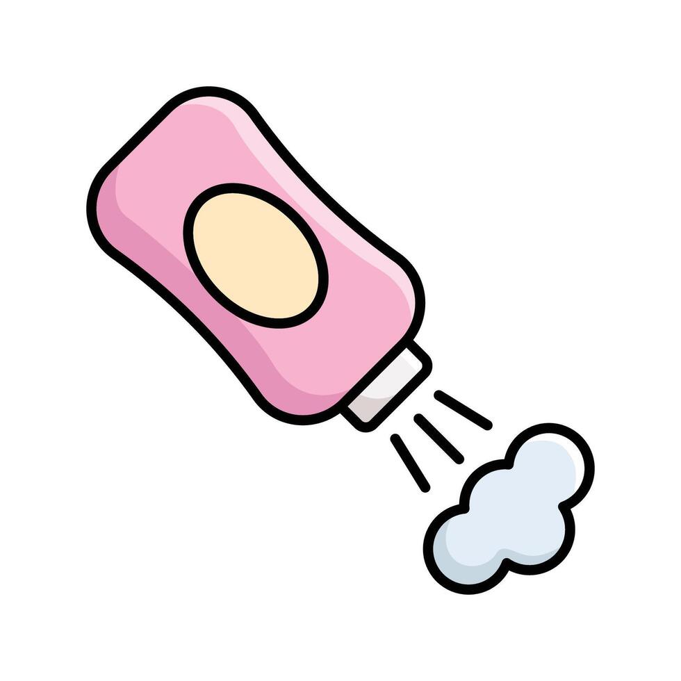baby powder icon vector design template in white background