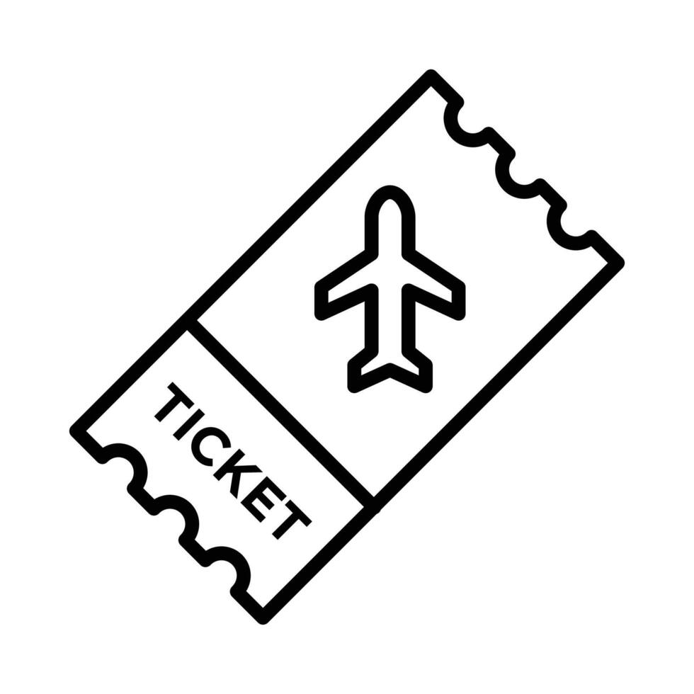 ticket icon vector design template in white background