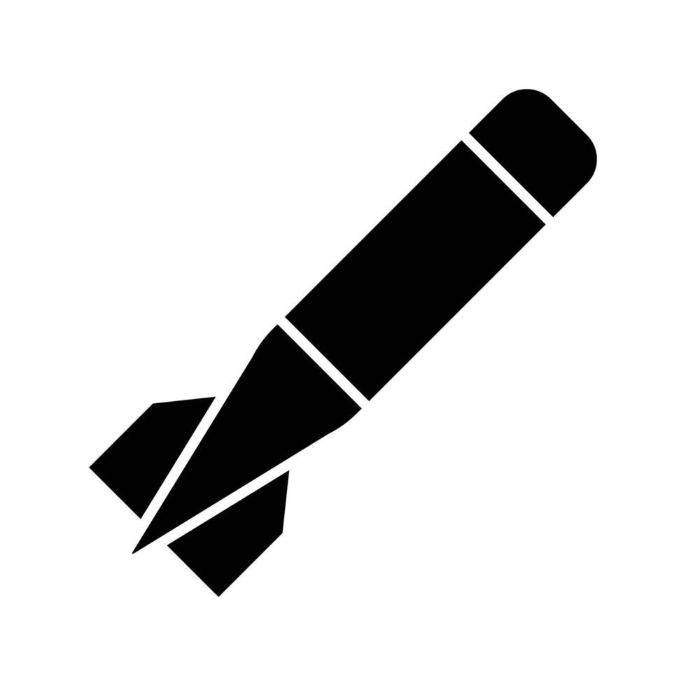 torpedo icon vector design template in white background