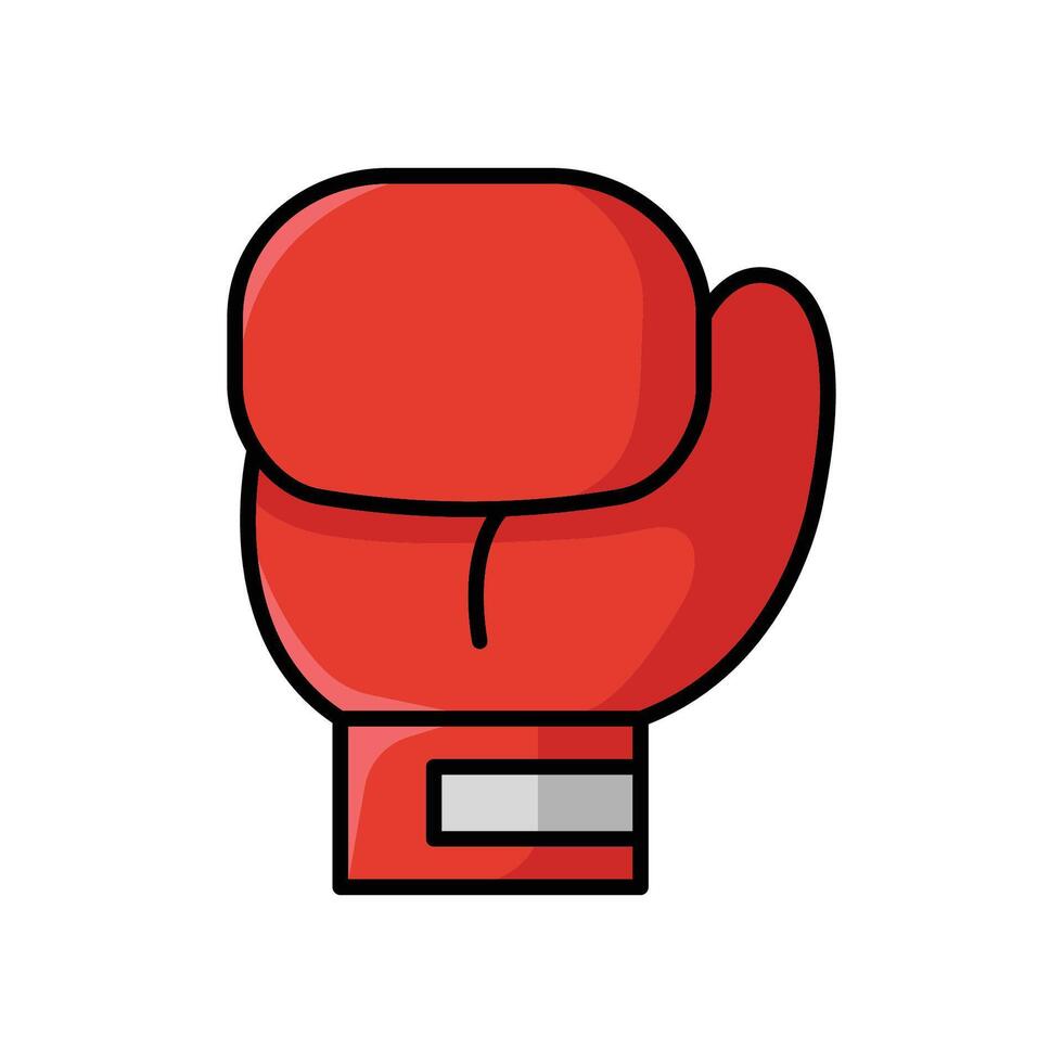 boxing glove icon vector design template in white background