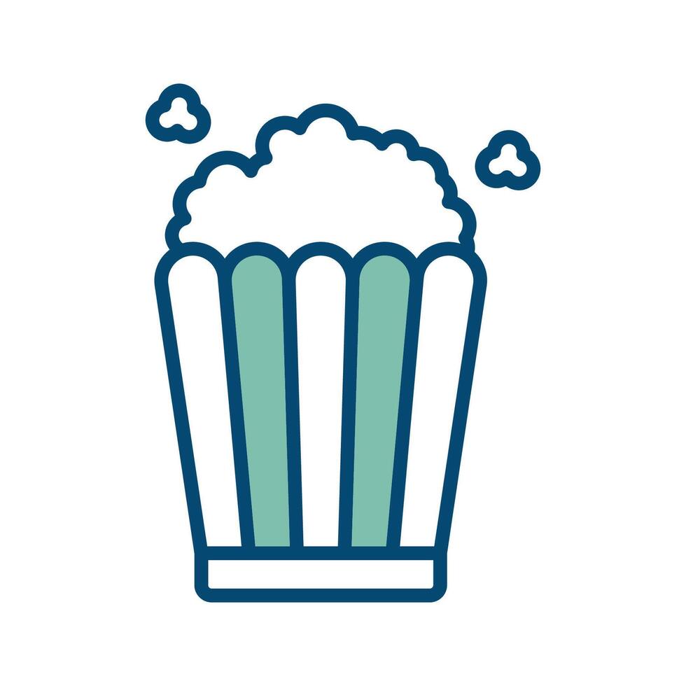 pop corn icon vector design template in white background