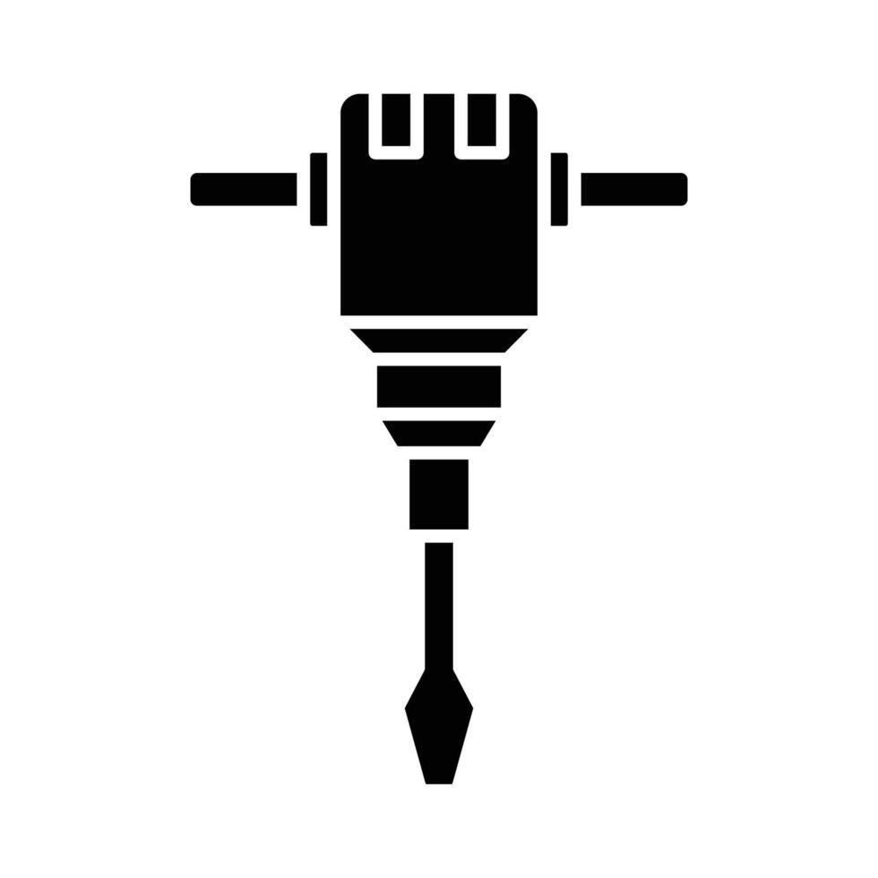 jack hammer icon vector design template in white background