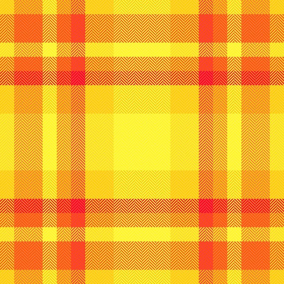 Identity textile pattern texture, pajamas check tartan vector. Sexy plaid background seamless fabric in yellow and bright colors. vector