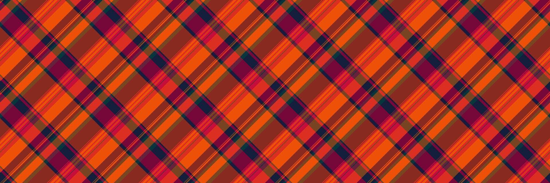 Large pattern texture fabric, display vector background check. Newborn tartan seamless textile plaid in red and pink colors.