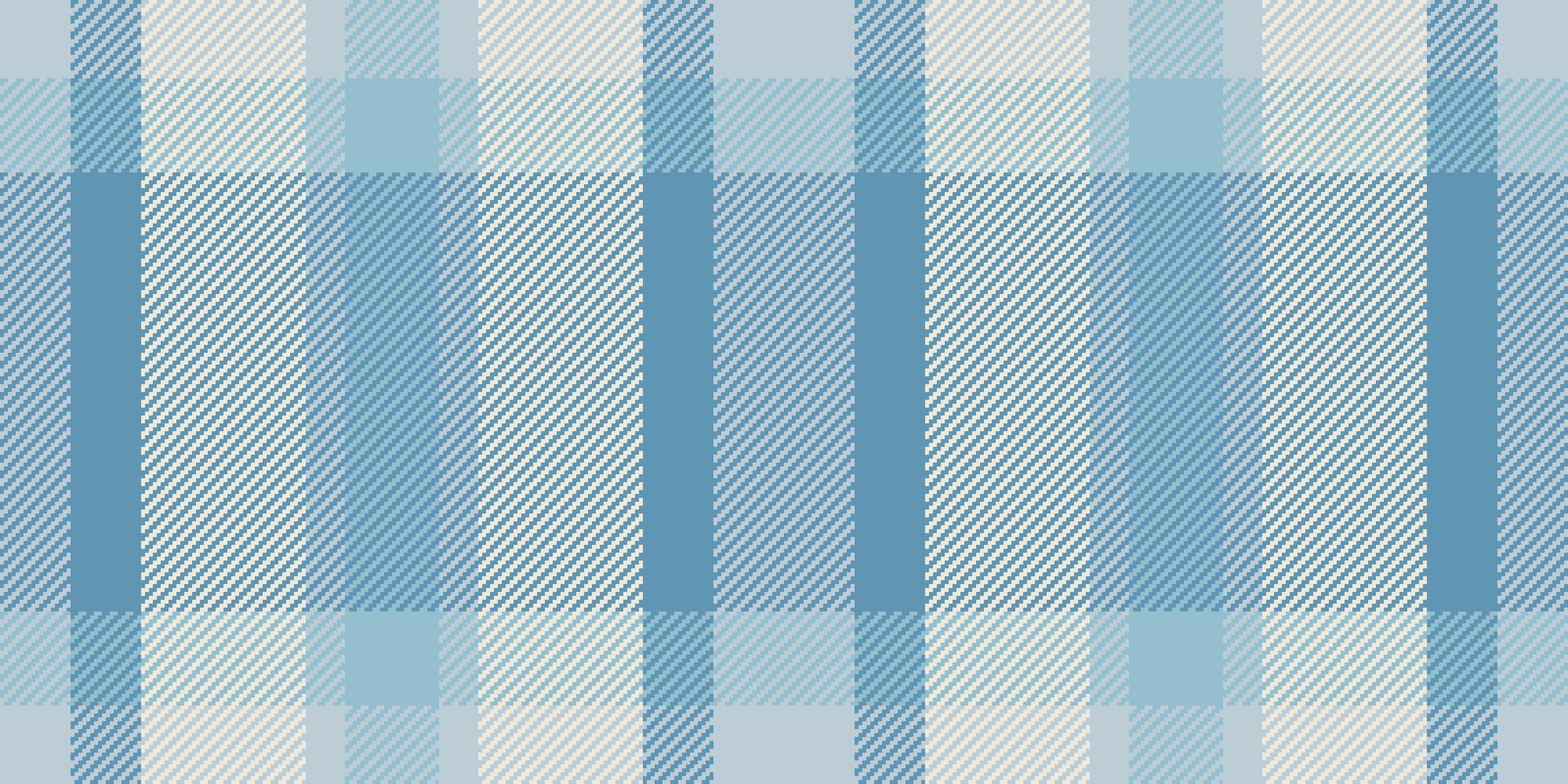 Ireland background check fabric, expressive textile vector tartan. Yard texture pattern plaid seamless in light and cyan colors.