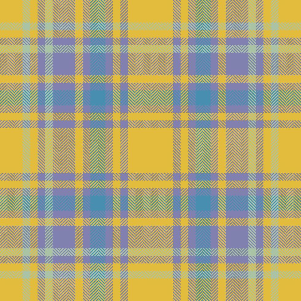 Plaid check pattern. Seamless fabric texture. Tartan textile print. vector