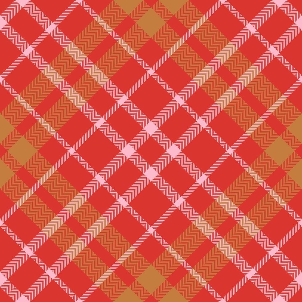 Plaid pattern vector. Check fabric texture. Seamless textile design for clothes, paper print. vector