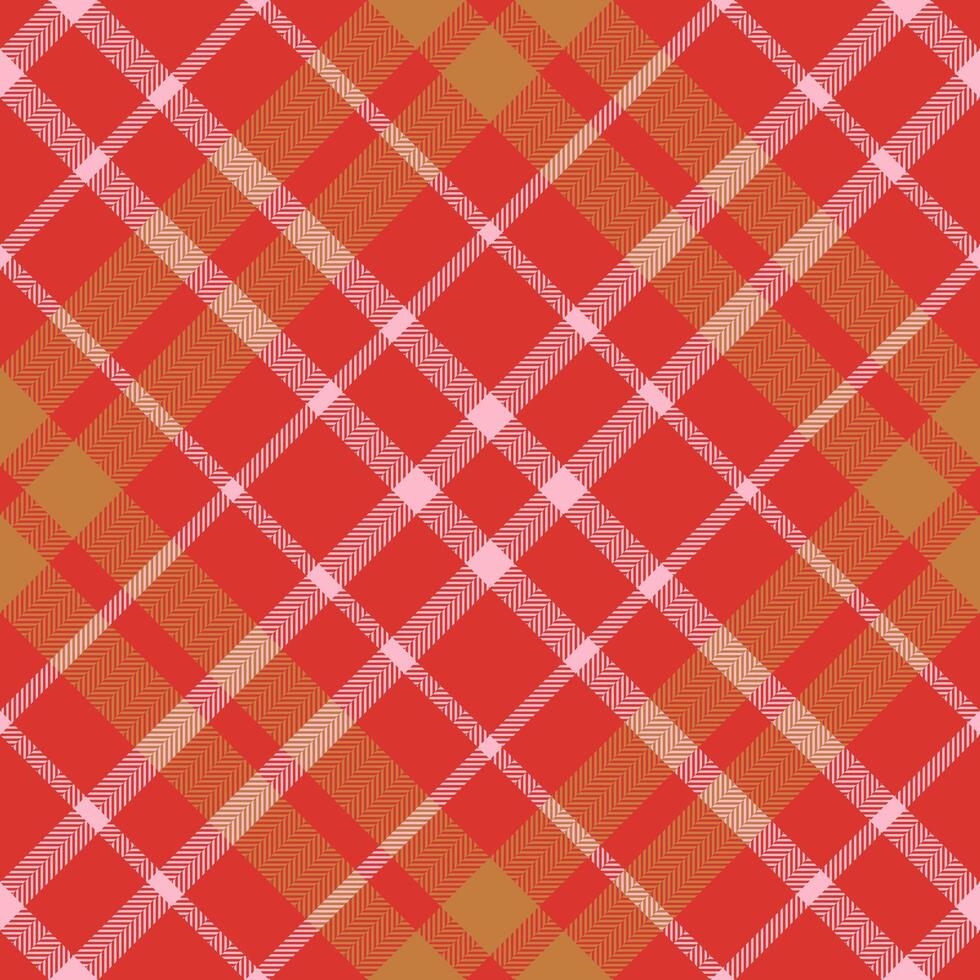 Plaid pattern vector. Check fabric texture. Seamless textile design for clothes, paper print. vector