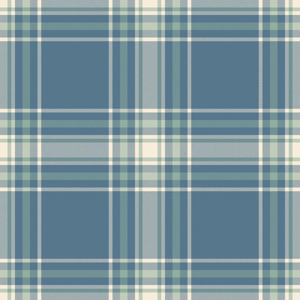 Plaid seamless pattern. Check fabric texture. Vector textile print.