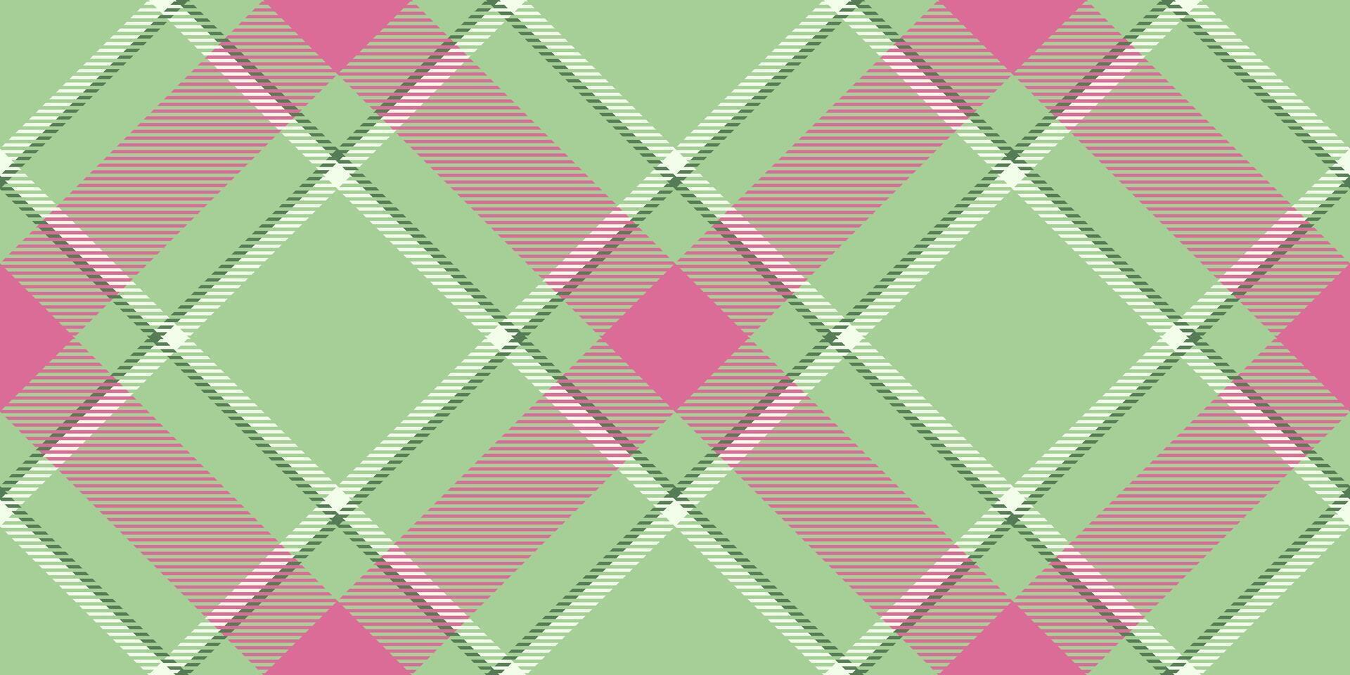 Realistic check fabric tartan, suit texture background vector. Infinity textile pattern plaid seamless in light and pale violet red colors. vector