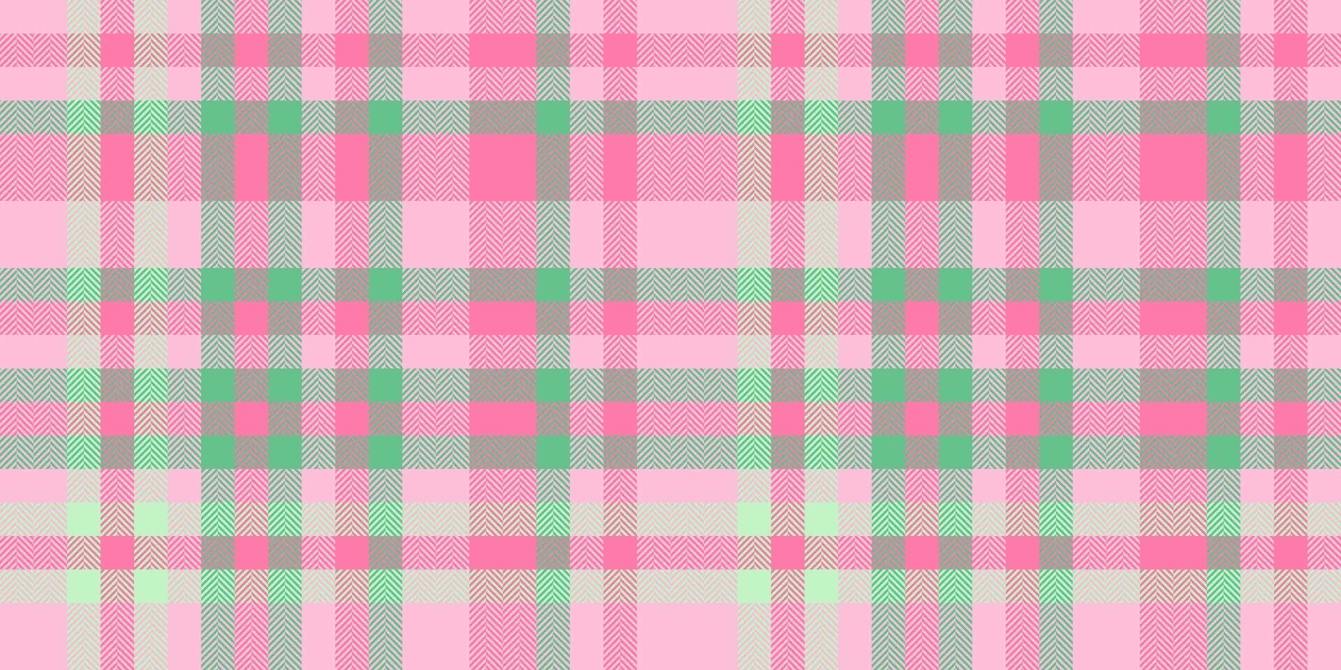 Greeting card pattern plaid texture, fluffy vector tartan textile. Blanket seamless background fabric check in light and pink colors.