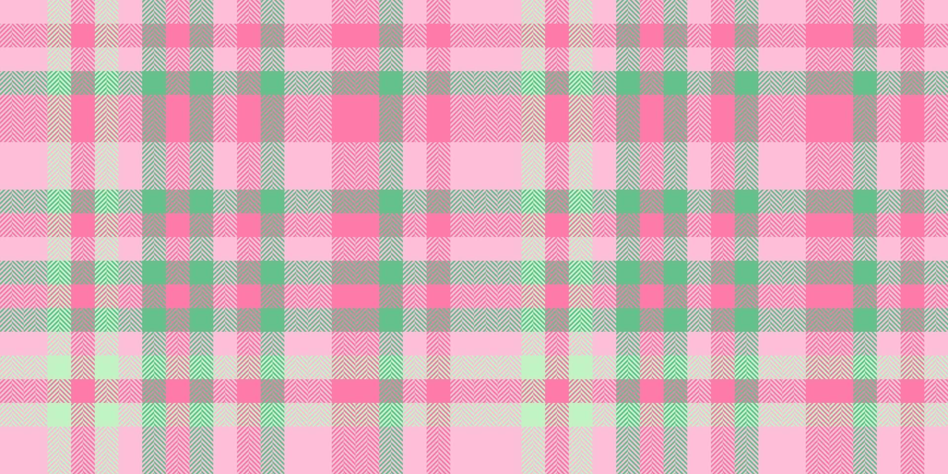 Greeting card pattern plaid texture, fluffy vector tartan textile. Blanket seamless background fabric check in light and pink colors.