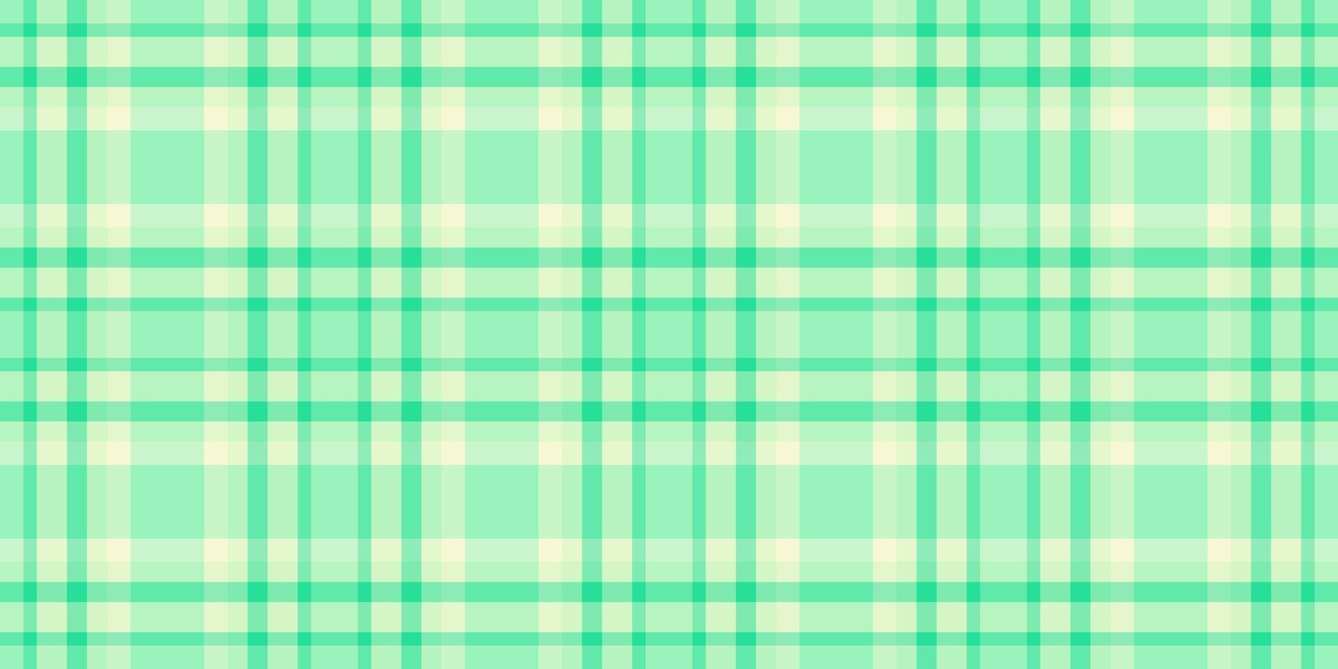 Curve seamless plaid background, majestic vector textile fabric. Advertising pattern tartan check texture in light and green colors.